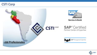 CSTI Corp
+300 Profesionales
Service & Build
 