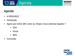 AgendaAgendaA RESOURCE