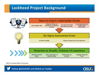 Pre Screen Lockheed Martin Lockheed simplifies Qnotes with SAP Screen Personas | PDF