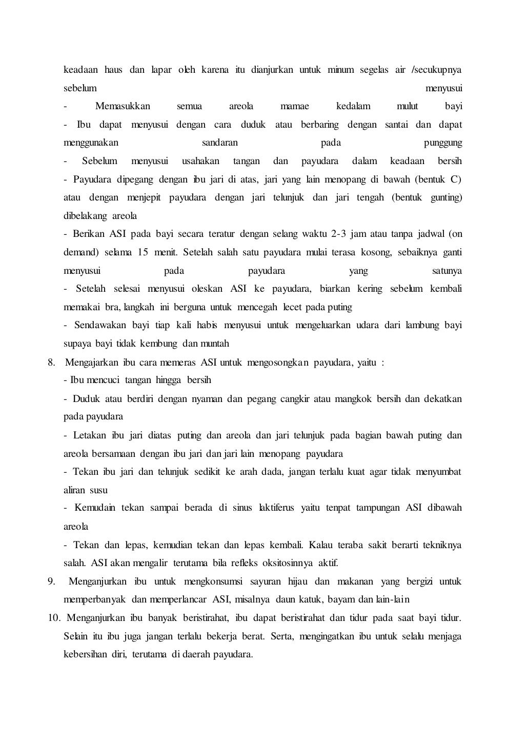 Asuhan kebidanan patologis pada ibu nifas dengan bendungan asi terha…