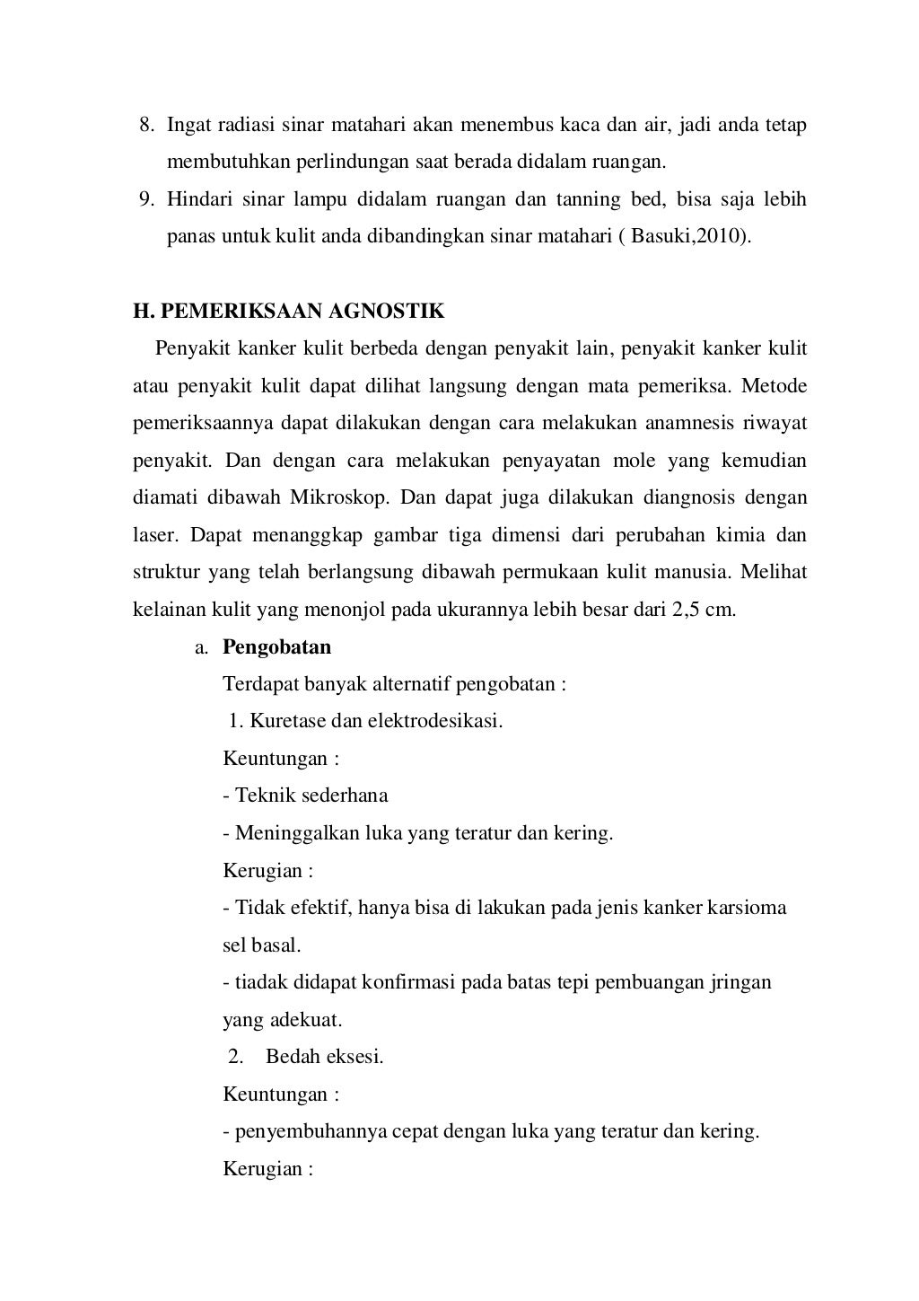 Asuhan keperawatan kanker kulit