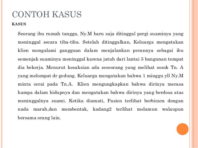 Asuhan Keperawatan Kehilangan Dan Berduka