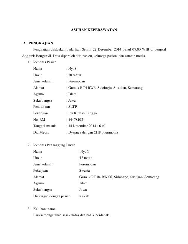 Contoh Curriculum Vitae Keperawatan - Simak Gambar Berikut