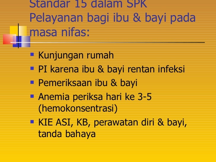 Asuhan pada ibu nifas
