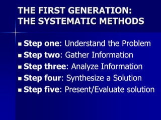 Asu history and theory lecture 2c-design method 7-10-2017 | PPT