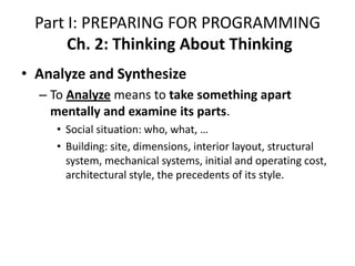 Asu history and theory lecture 3a-programming 14-10-2017 | PPT