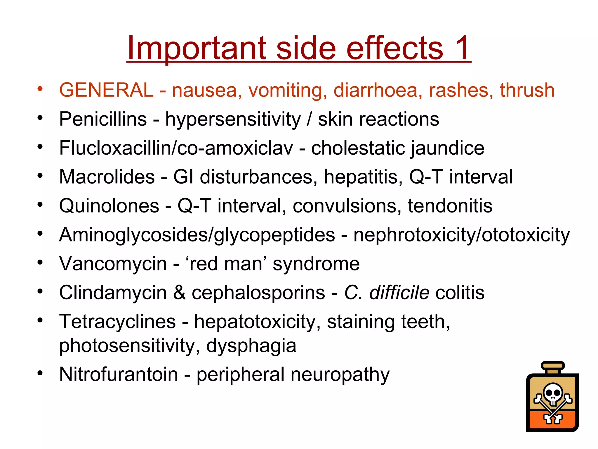 A summary of pharmaceutical microbiology part 2 - drugs | PPT