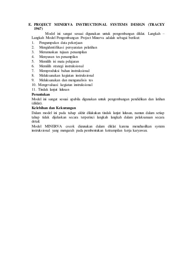 Makalah Asumsi Dasar Dan Definisi Desain Instruksional 