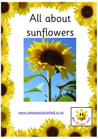 All about
    sunflowers




www.communication4all.co.uk
 