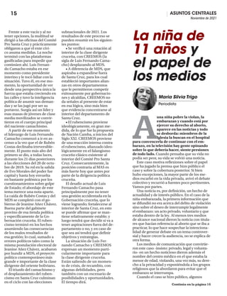 ASUNTOS CENTRALES
Noviembre de 2021
15
 