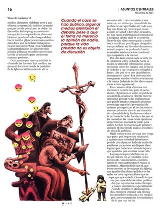 ASUNTOS CENTRALES
Noviembre de 2021
16
 