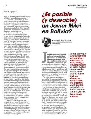 ASUNTOS CENTRALES
Noviembre de 2021
22
 