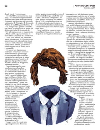 ASUNTOS CENTRALES
Noviembre de 2021
23
 