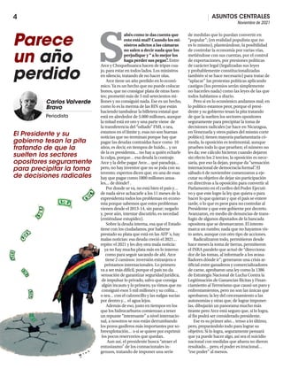 ASUNTOS CENTRALES
Noviembre de 2021
4
 