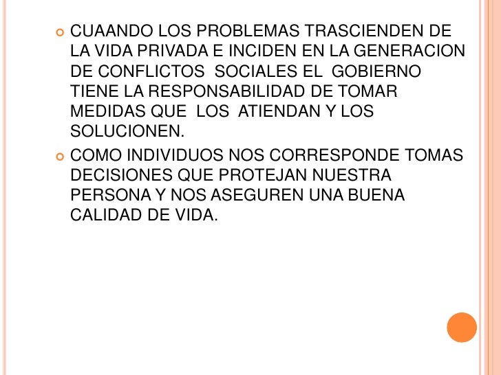 Asuntos privados de carácter publico