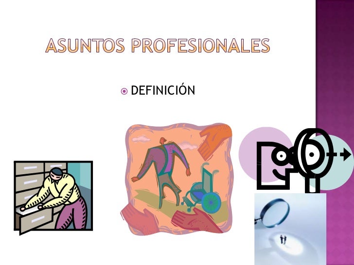 Asuntos profesionales