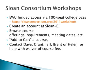 Production of instructional objects / content