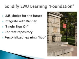 Implementation and support for new learning models, technologies and trends