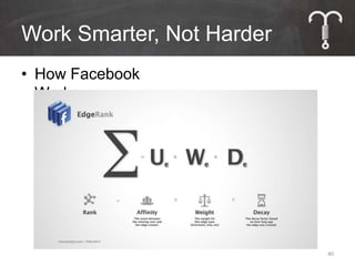 Work Smarter, Not Harder
• How Facebook
  Works




                           40
 