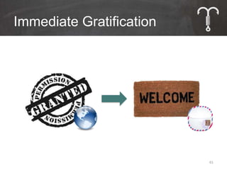 Immediate Gratification




                          61
 