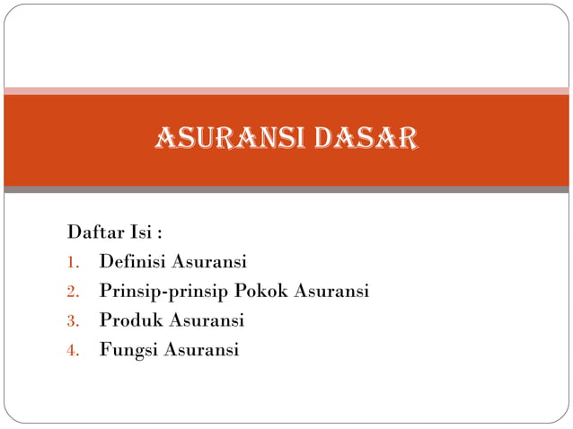 Kapan membutuhkan asuransi syariah