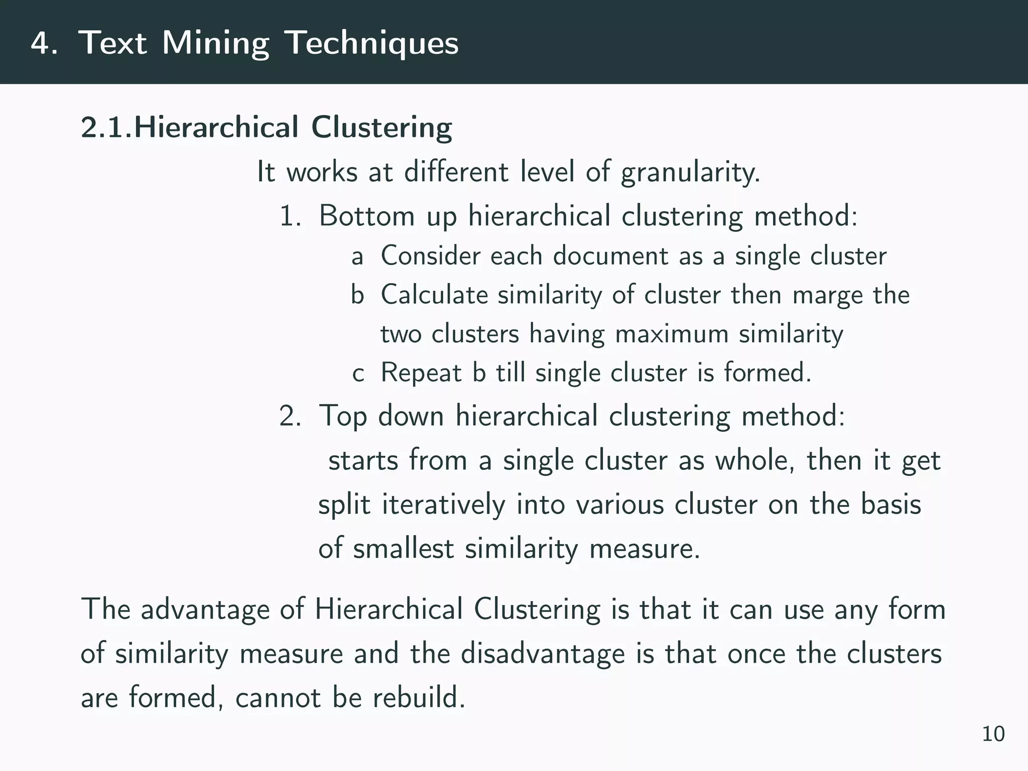A Survey on Text Mining-techniques and application