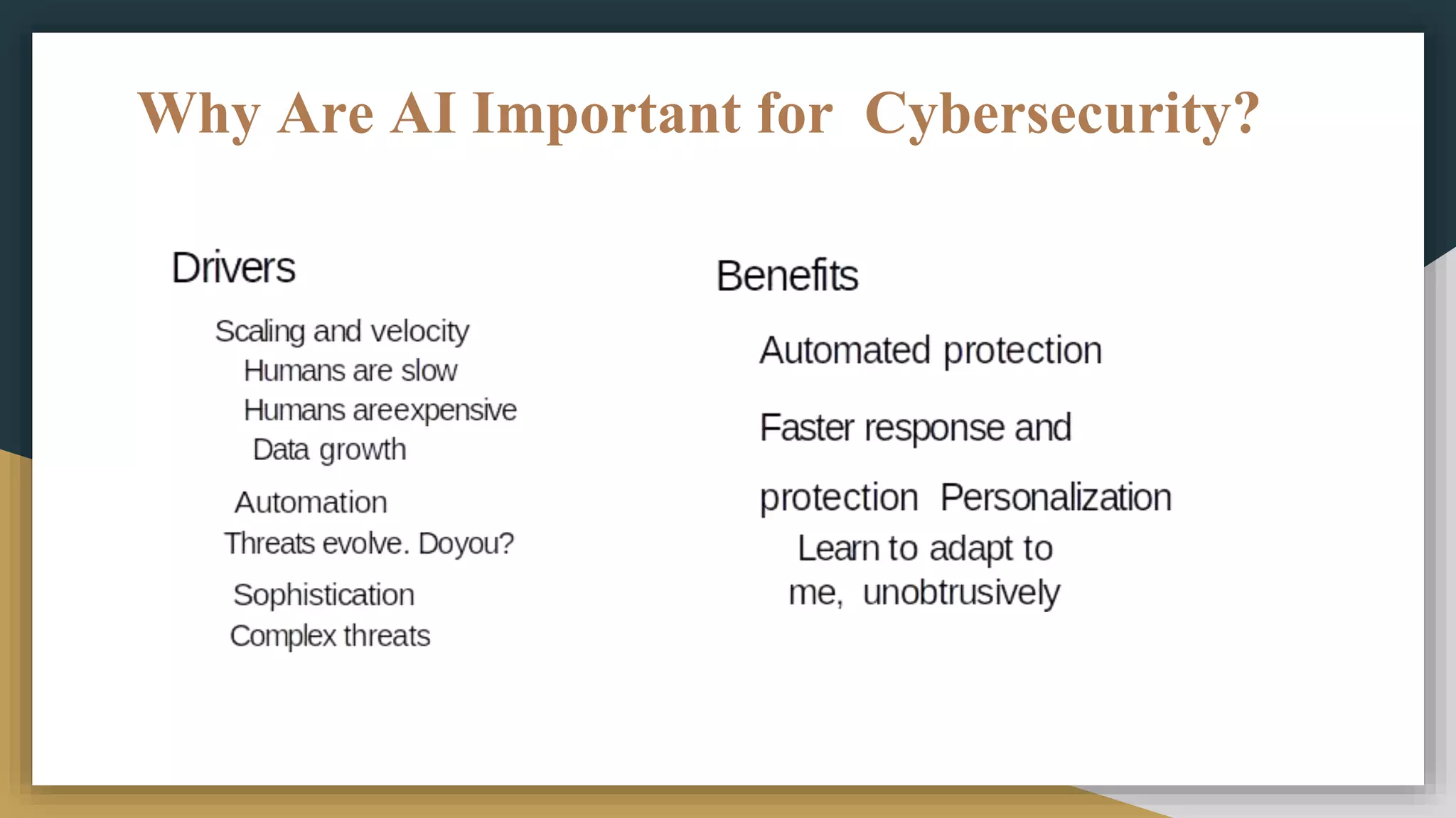 Why Are AI Important for Cybersecurity?