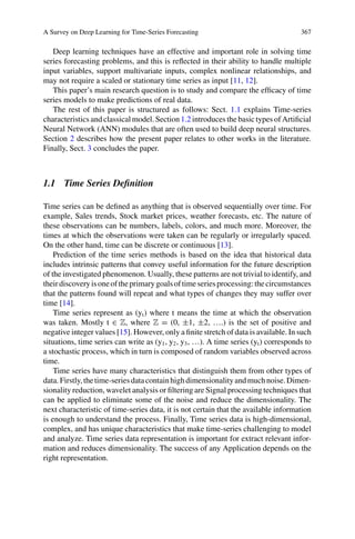 A Survey on Deep Learning for time series Forecasting | PDF