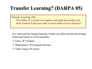 A survey on transfer learning | PPT
