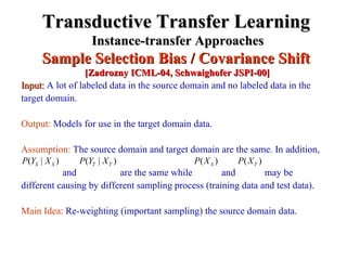 A survey on transfer learning | PPT
