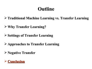 A survey on transfer learning | PPT