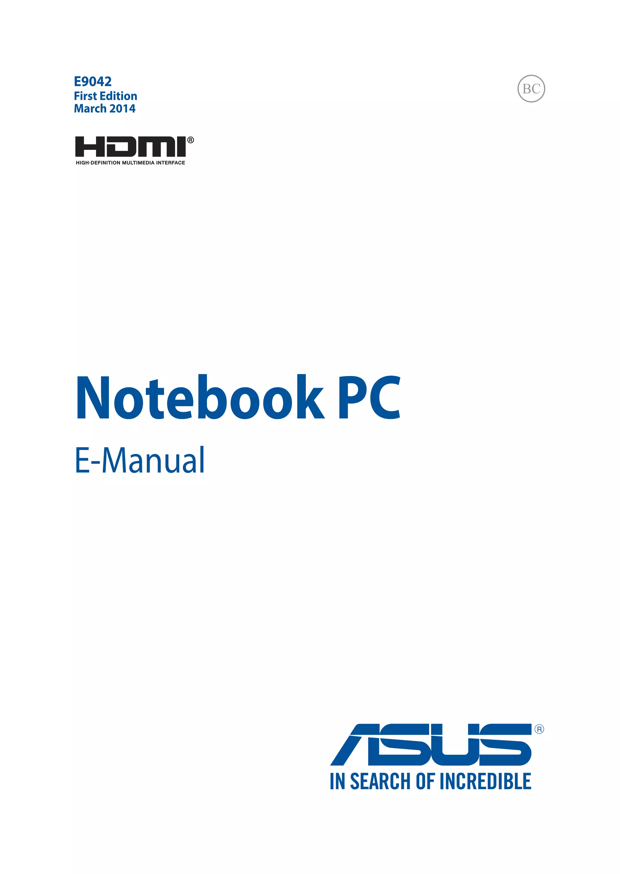 Asus x series x751 MA User Manual / User Guide | PDF