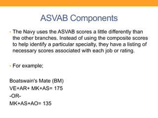 ASVAB Refresher | PPTX