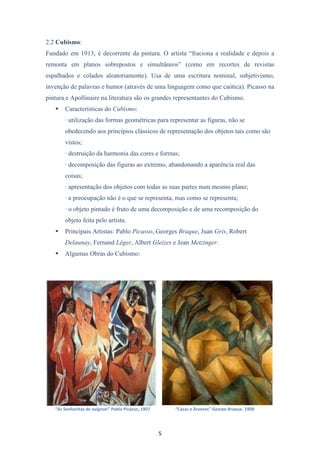 As vanguardas do modernismo