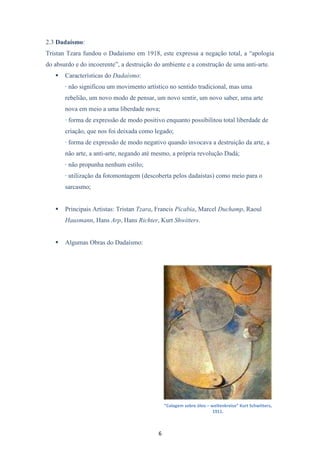 As vanguardas do modernismo