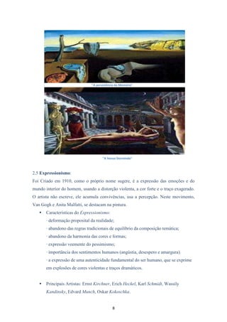 As vanguardas do modernismo