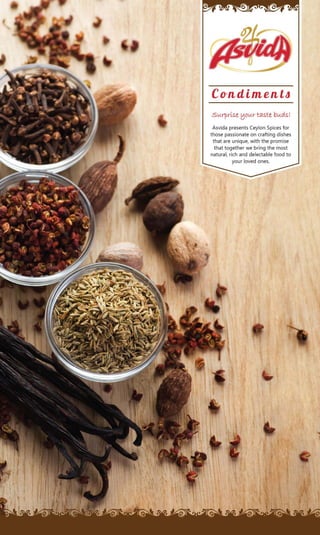 Asvida condiments brochure 2 | PDF
