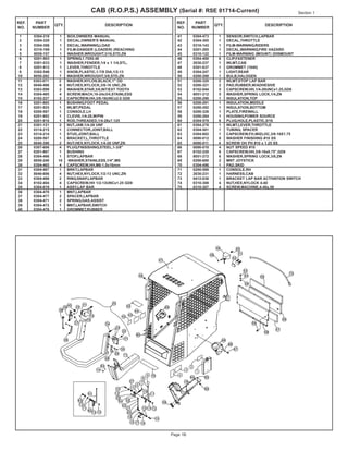 ASV Posi-Track RC-60 Track Loader Master Parts Catalogue Manual.pdf