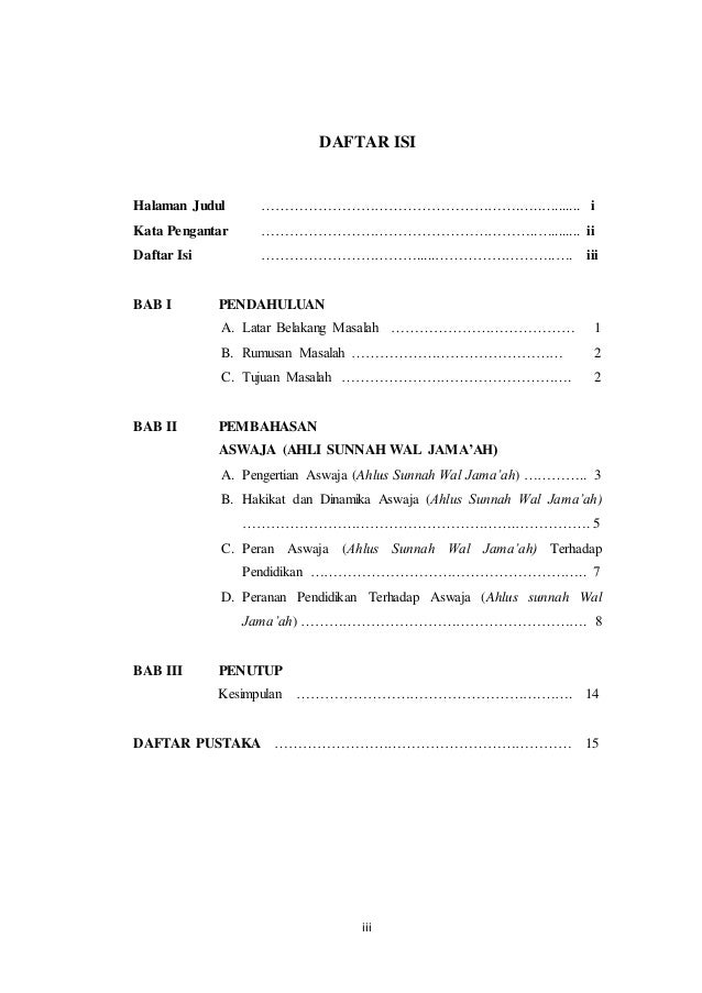 Aswaja Tugas Uts Khusnul Kotimah