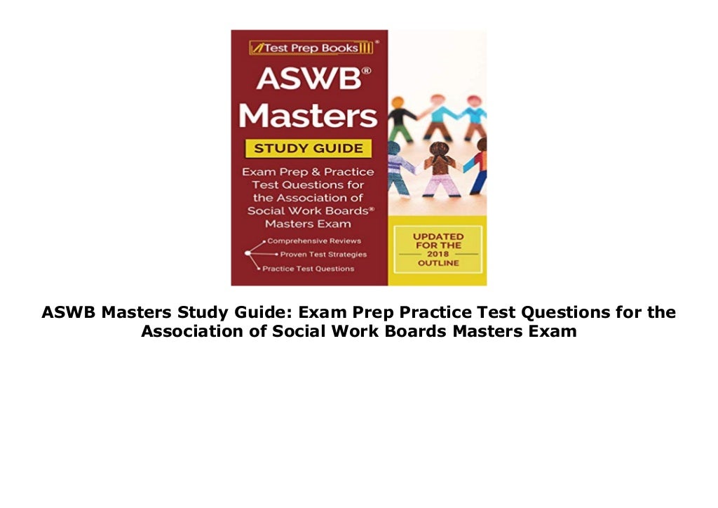 ASWB Masters Study Guide Exam Prep Practice Test Questions for the