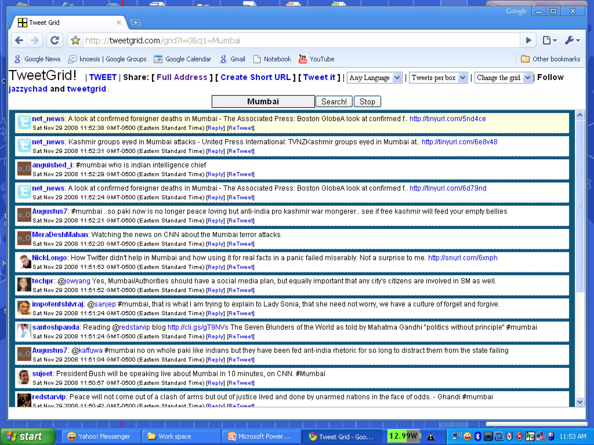 Recent example - #Mumbai33