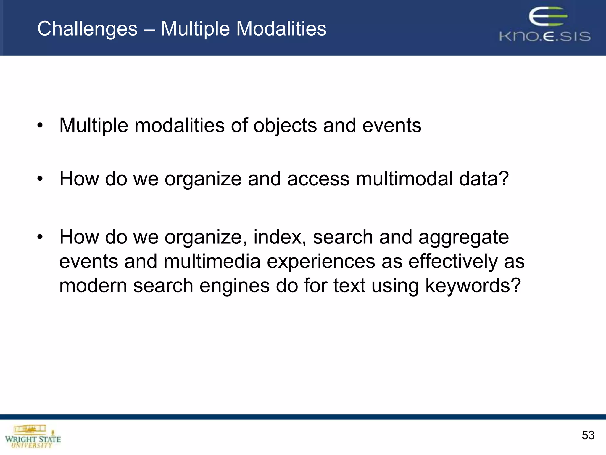 DATA-TO-KNOWLEDGE ARCHITECTUREKnowledge Object-Event Relations