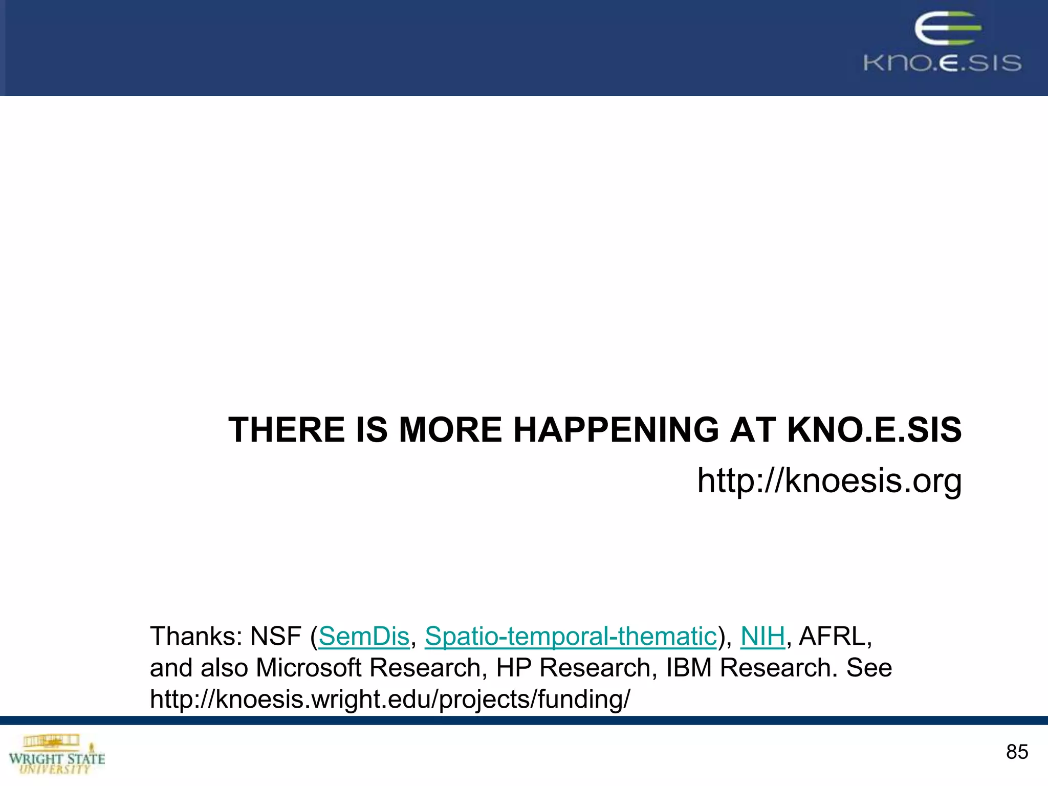 THE SEMANTICS OF OBSERVATIONObservation is about capturing (or measuring) phenomena.Perception is about explaining the observations.When the human mind perceives what it observesIt uses what it already knows in addition to the context surrounding the observationCause-effect relationships play a vital role in how we reach conclusions69