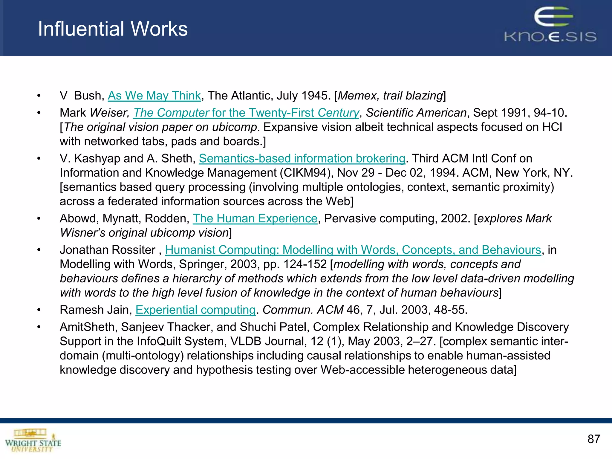 FORMS OF REASONINGDeduction (Prediction)fact a, rule a => b  INFER  b  (First-order logic)Reasoning/inferring from causes to effectsAbduction  (Explanation)rule a => b, observe b  POSSIBLE EXPLANATION  a  (different formalizations)Explaining effects by hypothesizing causesInduction  (Learning)observe correlation between a1, b1, ... an, bnLEARN  a -> bLearning connections/rules from observations71
