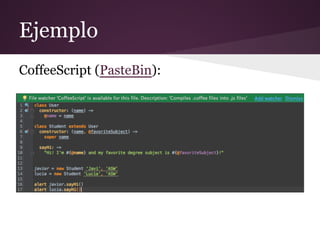 Introducción a CoffeeScript | PDF
