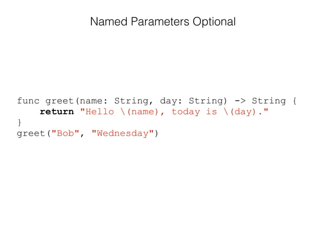 A swift introduction to Swift | PPT