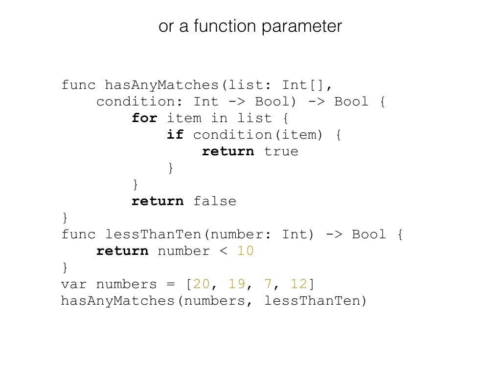 A swift introduction to Swift