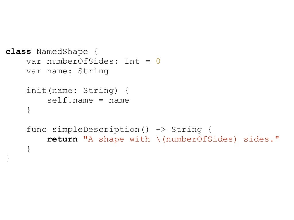 A swift introduction to Swift