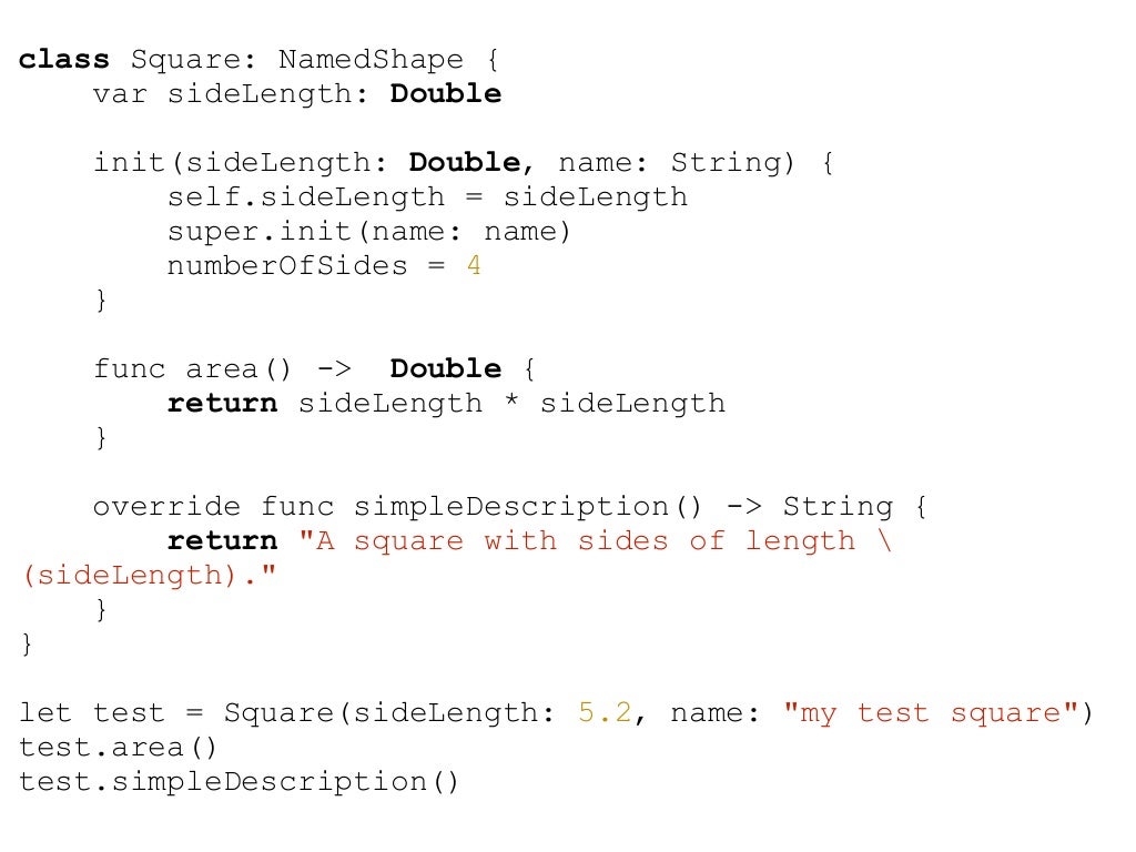 A swift introduction to Swift