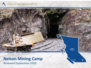 Nelson Mining Camp Renewed Exploration 2010 